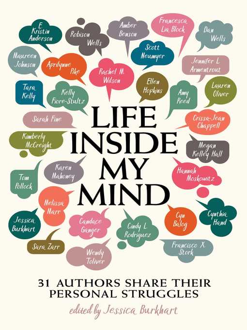 Book jacket for Life inside my mind : 31 authors share their personal struggles